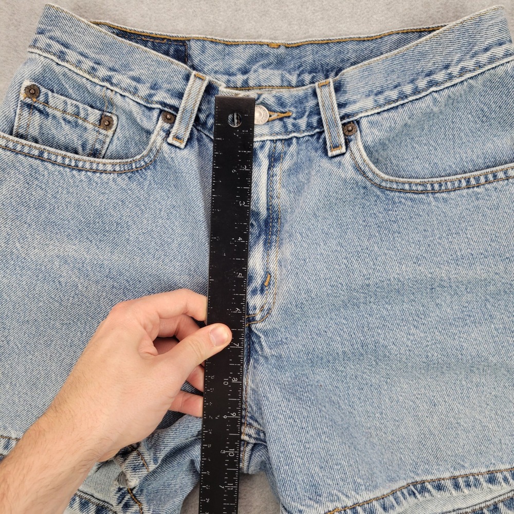 Levi's Denim Shorts Juniors 7 Light Blue High Rise 100% Cotton Vintage 4095 - Picture 6 of 8